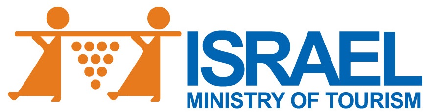 上图:现代以色列旅游业的标志:两个探子抬着一串葡萄。